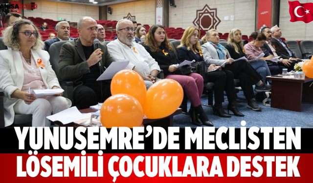 Yunusemre’de meclisten lösemili çocuklara destek