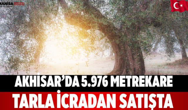 Akhisar’da 5.976 Metrekare Tarla İcradan Satışta