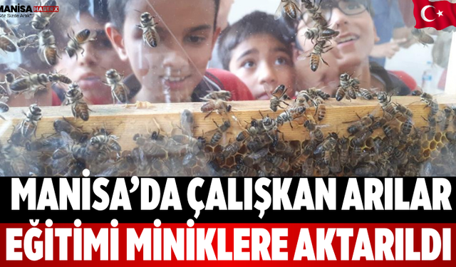 Manisa’da Çalışkan Arılar Eğitimi Miniklere Aktarıldı