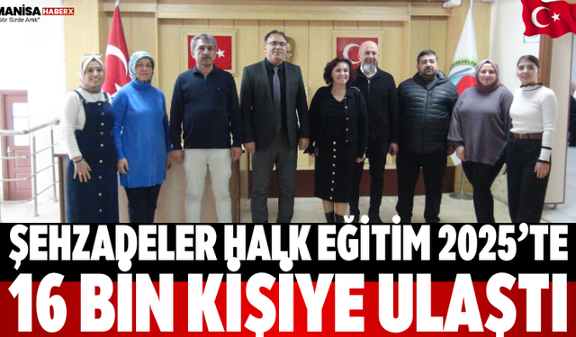 Şehzadeler Halk Eğitim 2025’te 16 Bin Kişiye Ulaştı