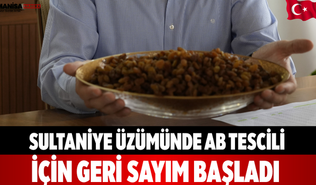 Sultaniye üzümünde AB tescili için geri sayım başladı