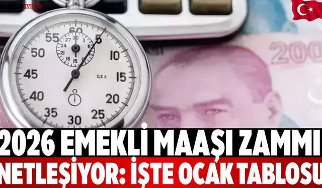 2026 Emekli Maaşı Zammı Netleşiyor: İşte Ocak Tablosu