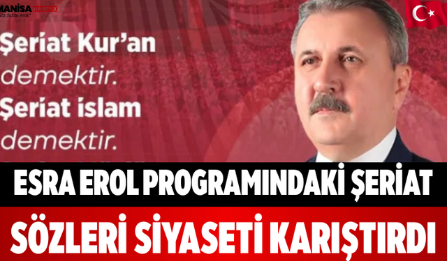 Esra Erol Programındaki Şeriat Sözleri Siyaseti Karıştırdı