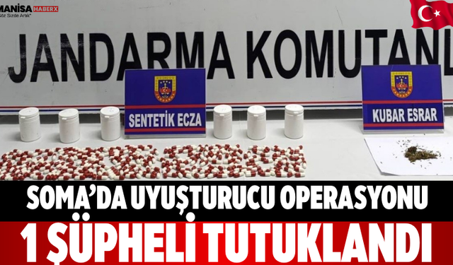 Soma’da Narkotik Operasyonu: 1 Şüpheli Tutuklandı