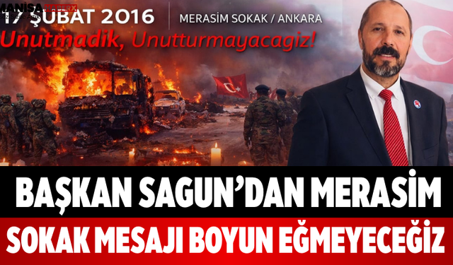 Başkan Sagun’dan Merasim Sokak Mesajı Boyun Eğmeyeceğiz