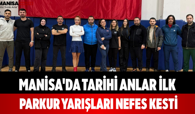 Manisa'da Tarihi Anlar İlk Parkur Yarışları Nefes Kesti