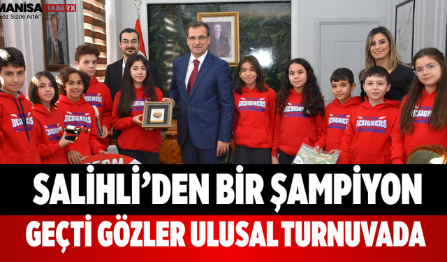 Salihli’den Bir Şampiyon Geçti Gözler Ulusal Turnuvada