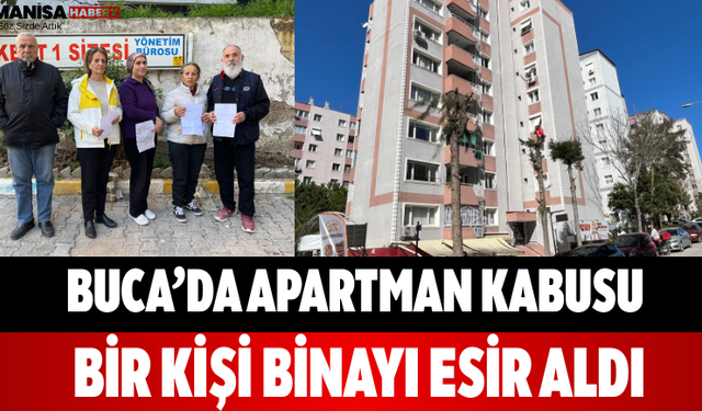 Buca’da Apartman Kabusu Bir Kişi Binayı Esir Aldı