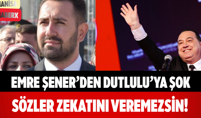 Emre Şener’den Dutlulu’ya Şok Sözler Zekatını Veremezsin!