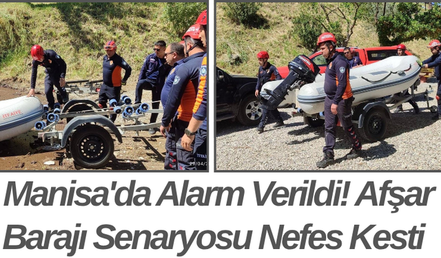 Manisa'da Alarm Verildi! Afşar Barajı Senaryosu Nefes Kesti