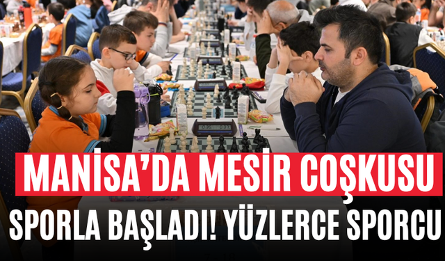 Manisa’da Mesir Coşkusu Sporla Başladı! Yüzlerce Sporcu