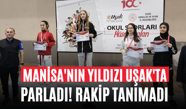Manisa'nın Yıldızı Uşak'ta Parladı! Rakip Tanımadı