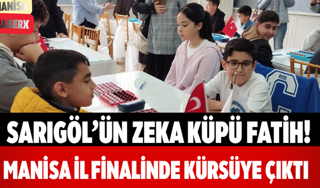 Sarıgöl’ün Zeka Küpü Fatih! Manisa İl Finalinde Kürsüye Çıktı