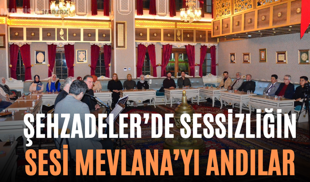 Şehzadeler’de Sessizliğin Sesi Mevlana’yı Andılar
