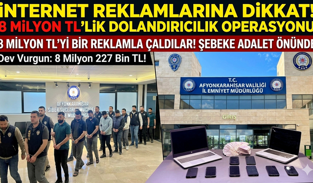 8 Milyon TL'yi Bir Reklamla Çaldılar! Şebeke Adalet Önünde