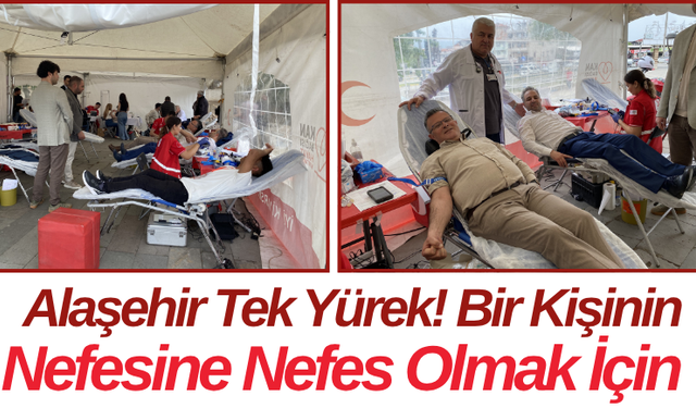 Alaşehir Tek Yürek! Bir Kişinin Nefesine Nefes Olmak İçin