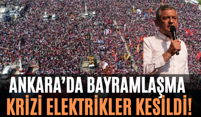 Ankara’da Bayramlaşma Krizi Elektrikler Kesildi!