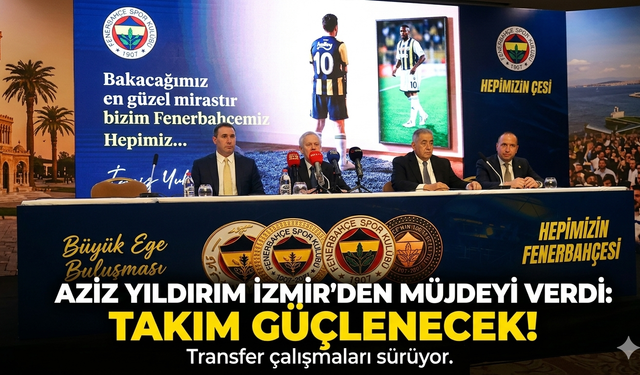 AZİZ YILDIRIM İZMİR'DE İlk Hedefimiz Şampiyonluk!