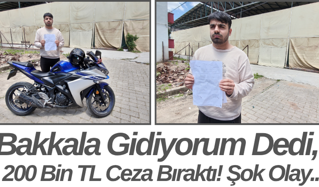 Bakkala Gidiyorum Dedi, 200 Bin TL Ceza Bıraktı! Şok Olay..