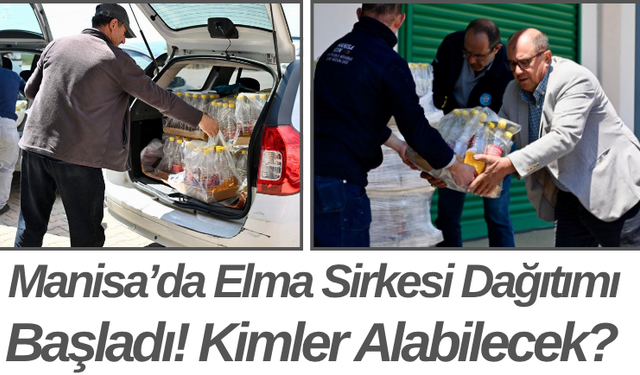 Manisa’da Elma Sirkesi Dağıtımı Başladı! Kimler Alabilecek?