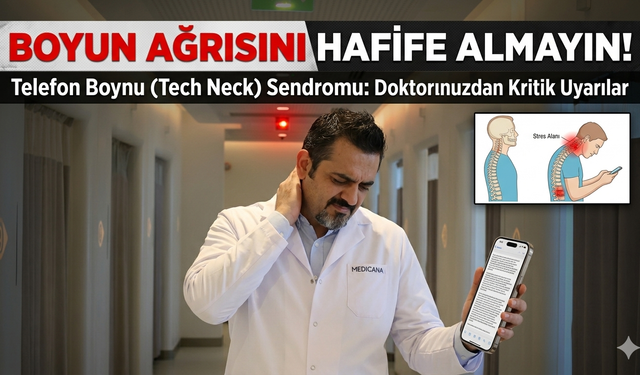 Boyun Ağrısını Hafife Almayın! Telefon Boynu Sendromu