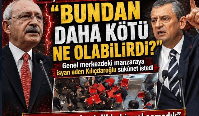 CHP’de Sükûnet Çağrısı Kılıçdaroğlu’ndan Mesaj Var