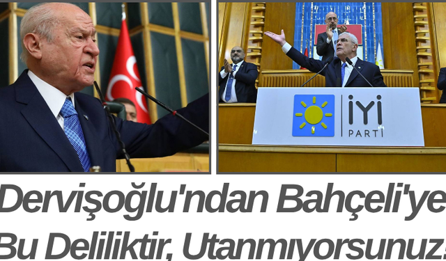 Dervişoğlu'ndan Bahçeli'ye Bu Deliliktir, Utanmıyorsunuz!