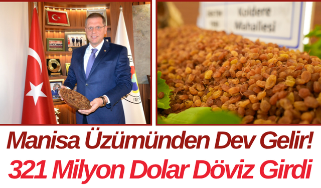 Manisa Üzümünden Dev Gelir! 321 Milyon Dolar Döviz Girdi