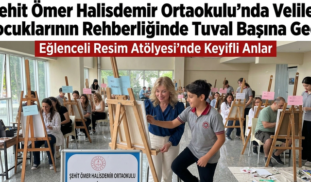 Manisa’da Renkli Etkinlik Çocuklar Ailelerine Öğretti