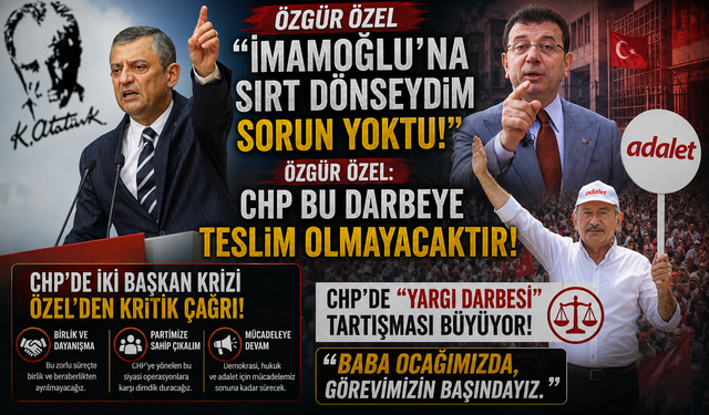 Özgür Özel CHP Bu Darbeye Teslim Olmayacaktır!