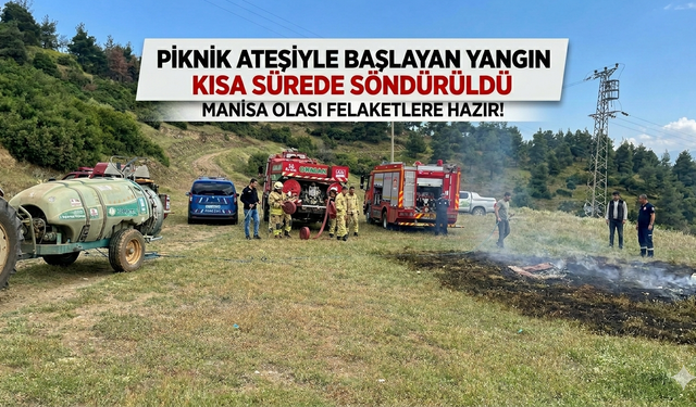 Sarıgöl’de Yangın Tatbikatı Nefes Kesti! Senaryo Gerçeği Aratmadı