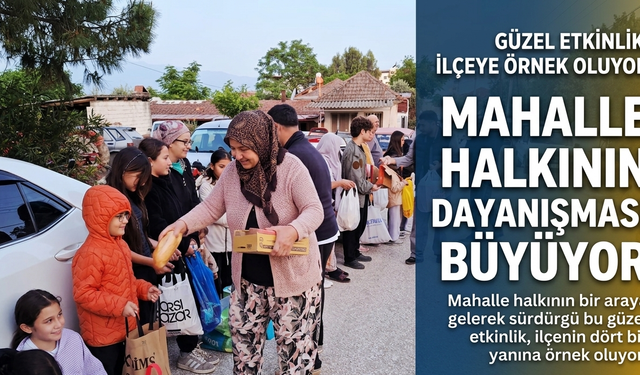 Sarıgöl’den Örnek Gelenek Paylaşmak En Güzel Bayram