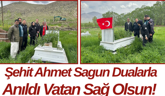 Şehit Ahmet Sagun Dualarla Anıldı Vatan Sağ Olsun!