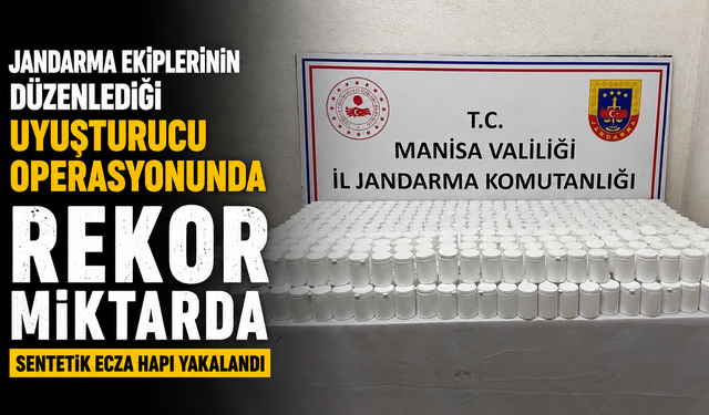 Akhisar Jandarması'ndan Zehir Tacirlerine Geçit Yok!
