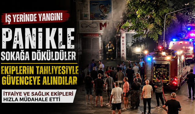 Manisa’da 6 Katlı Apartmanda Yangın Alarmı