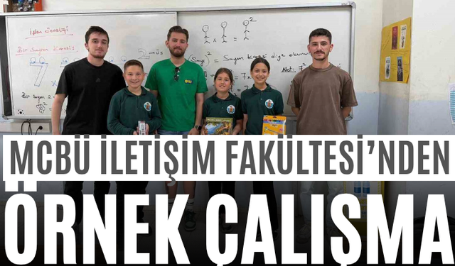 MCBÜ İletişim Fakültesi’nden Örnek Çalışma