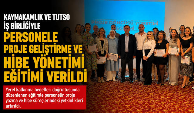 Turgutlu'da Projeci Düşünme Eğitimi Tamamlandı