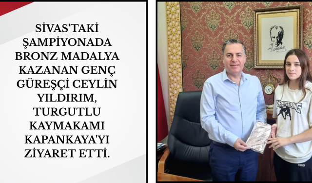 Turgutlu'nun Gururu Ceylin Yıldırım Türkiye 3.’sü!