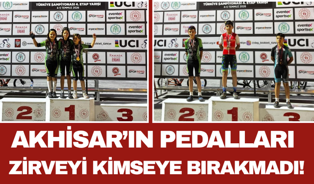 Akhisar’ın Pedalları Zirveyi Kimseye Bırakmadı!