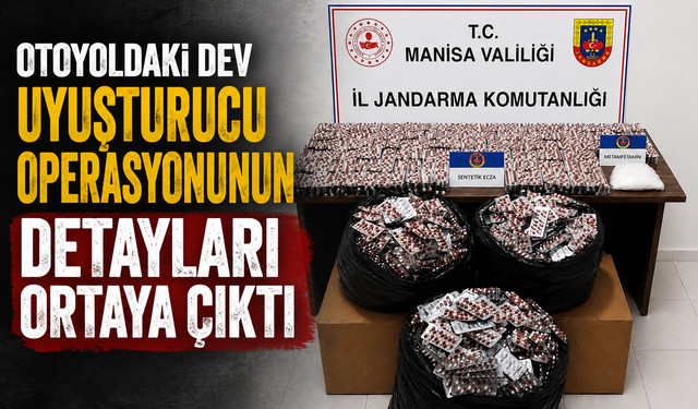Manisa İl Jandarma Komutanlığı Uyuşturucu Sevkiyatına Geçit Vermiyor