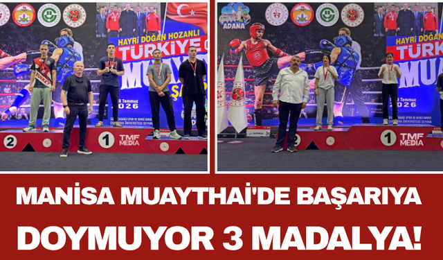 Manisa Muaythai'de Başarıya Doymuyor: 3 Madalya!
