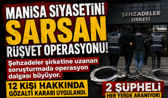 Manisa Siyasetini Sarsan Rüşvet Operasyonu!