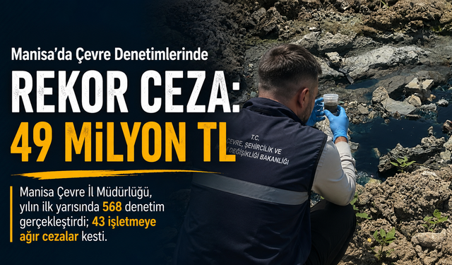 Manisa’da Çevre Denetimlerinde Rekor Ceza: 49 Milyon TL!
