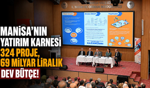 Manisa’nın Yatırım Karnesi 324 Proje, 69 Milyar Liralık Dev Bütçe!