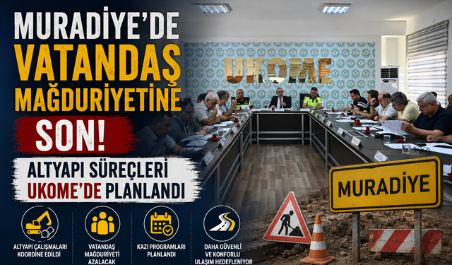 Muradiye'de Vatandaş Mağduriyetine Son Altyapı Süreçleri UKOME'de Planlandı