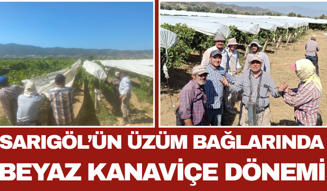 Sarıgöl’ün Üzüm Bağlarında Beyaz Kanaviçe Dönemi