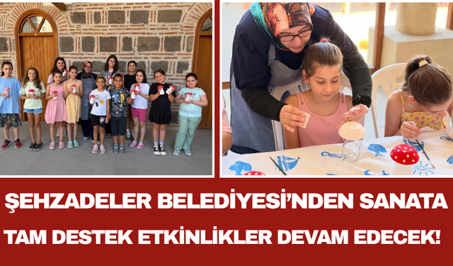 Şehzadeler Belediyesi’nden Sanata Tam Destek: Etkinlikler Devam Edecek!