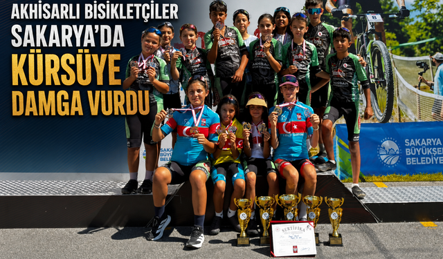 Akhisarlı Bisikletçiler Sakarya’da Kürsüye Damga Vurdu