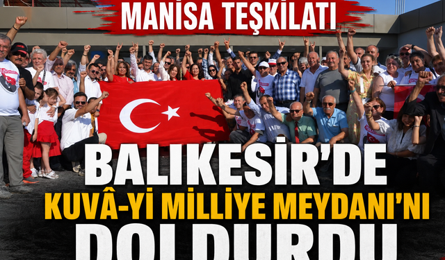 Manisa Teşkilatından “Bayrak Açıyoruz” Mitingine Katılım