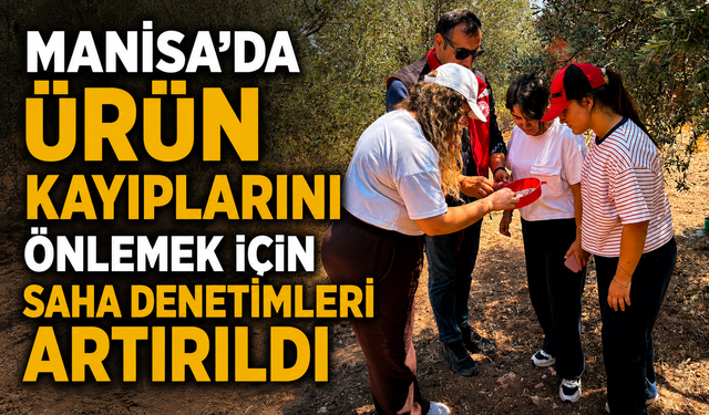 Manisa'da Ürün Kayıplarını Önlemek İçin Saha Denetimleri Artırıldı